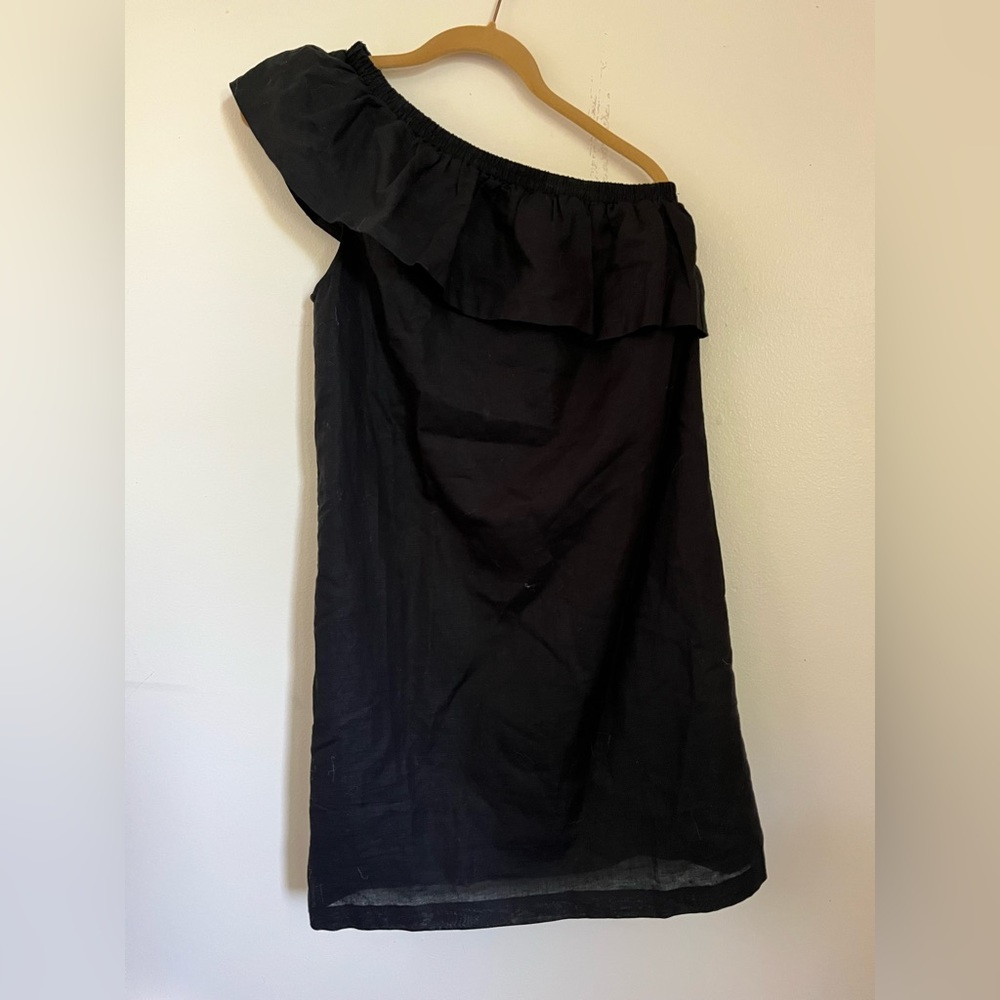 J.Crew Little Black Linen Dress size XS